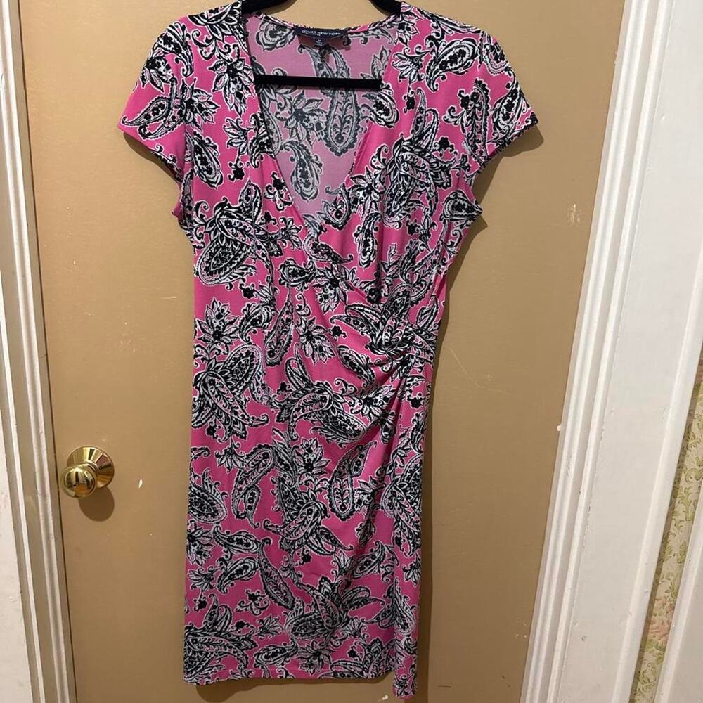 PINK PAISLEY DRESS